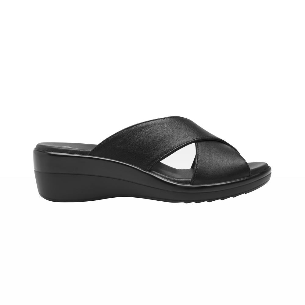Sandalias Flexi Negro Para Mujer [fff3547] Negro