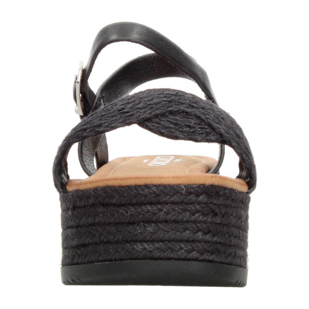 Foto 6 | Sandalias Ozono Negro Para Mujer [ozo2980] Negro