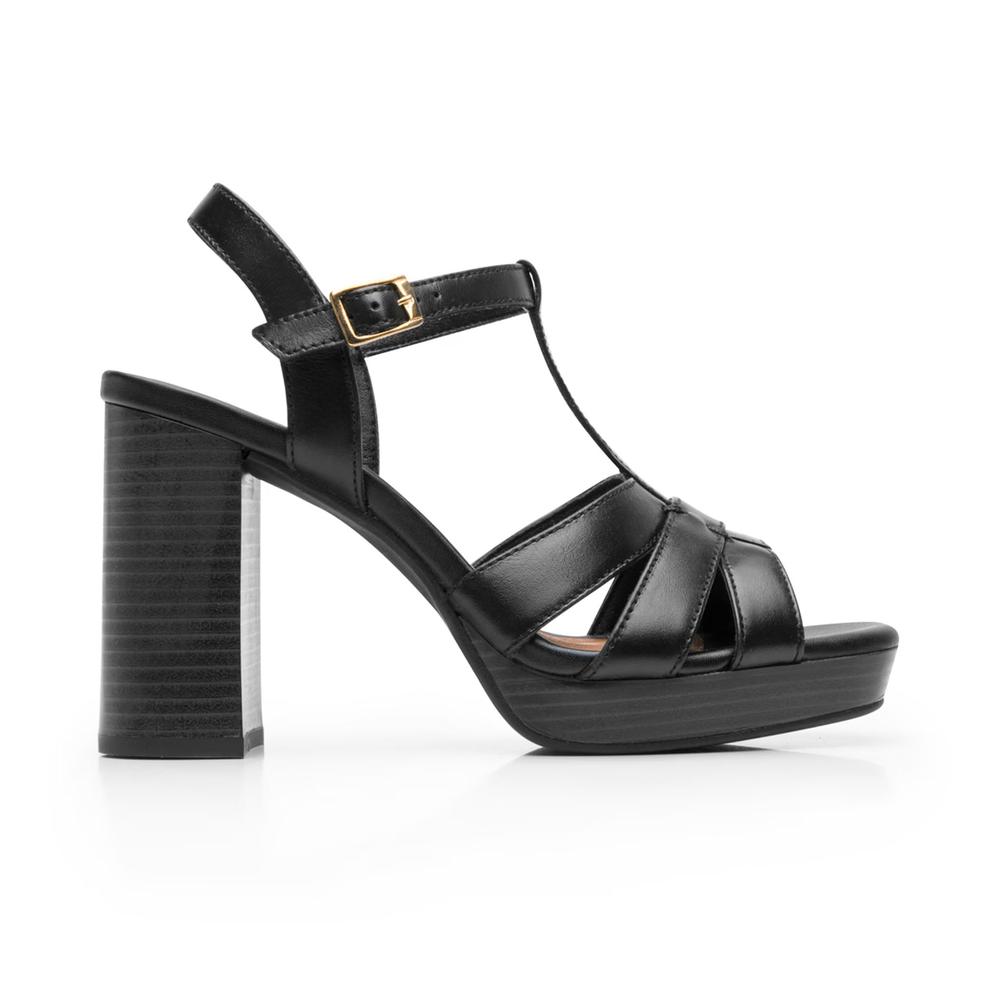 Sandalias Flexi Negro Para Mujer [fff3772] Negro