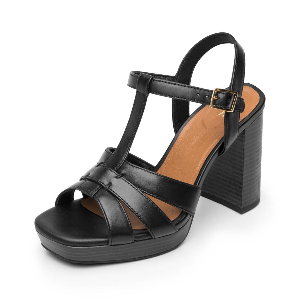 Foto 4 pulgar | Sandalias Flexi Negro Para Mujer [fff3772] Negro