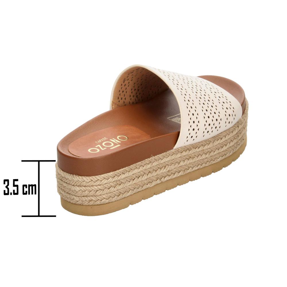 Foto 4 pulgar | Sandalias Ozono Latte Para Mujer [ozo2979] Beige