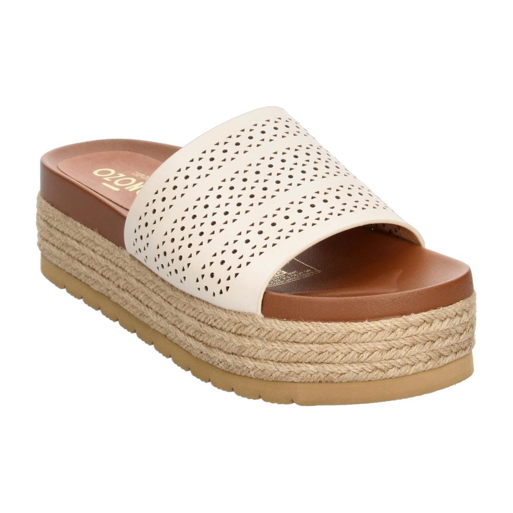 Foto 5 pulgar | Sandalias Ozono Latte Para Mujer [ozo2979] Beige