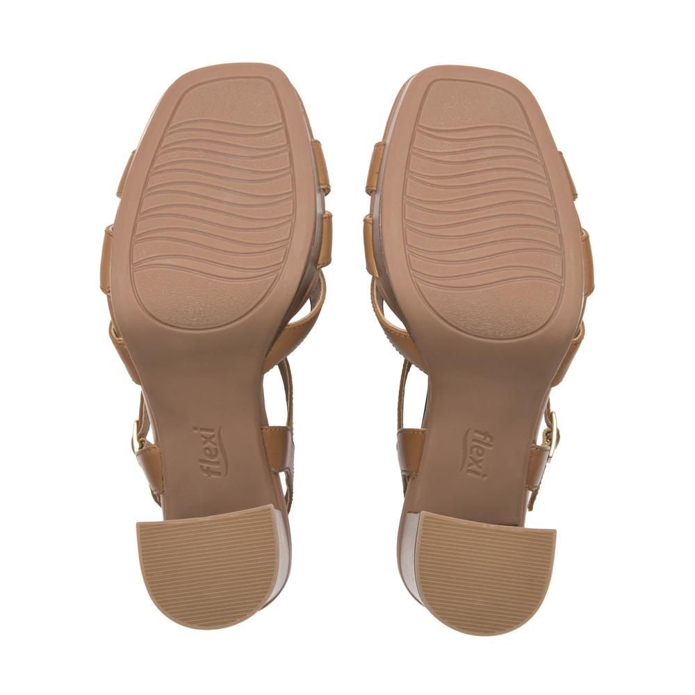 Foto 9 pulgar | Sandalias Flexi Café Para Mujer [fff3771] Cafe