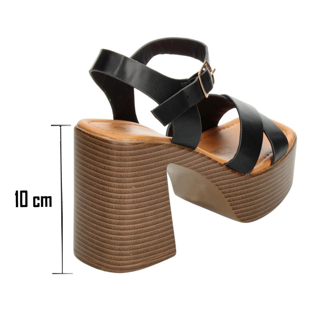 Foto 3 pulgar | Sandalias Berlin Negro Para Mujer [bli28] Cafe