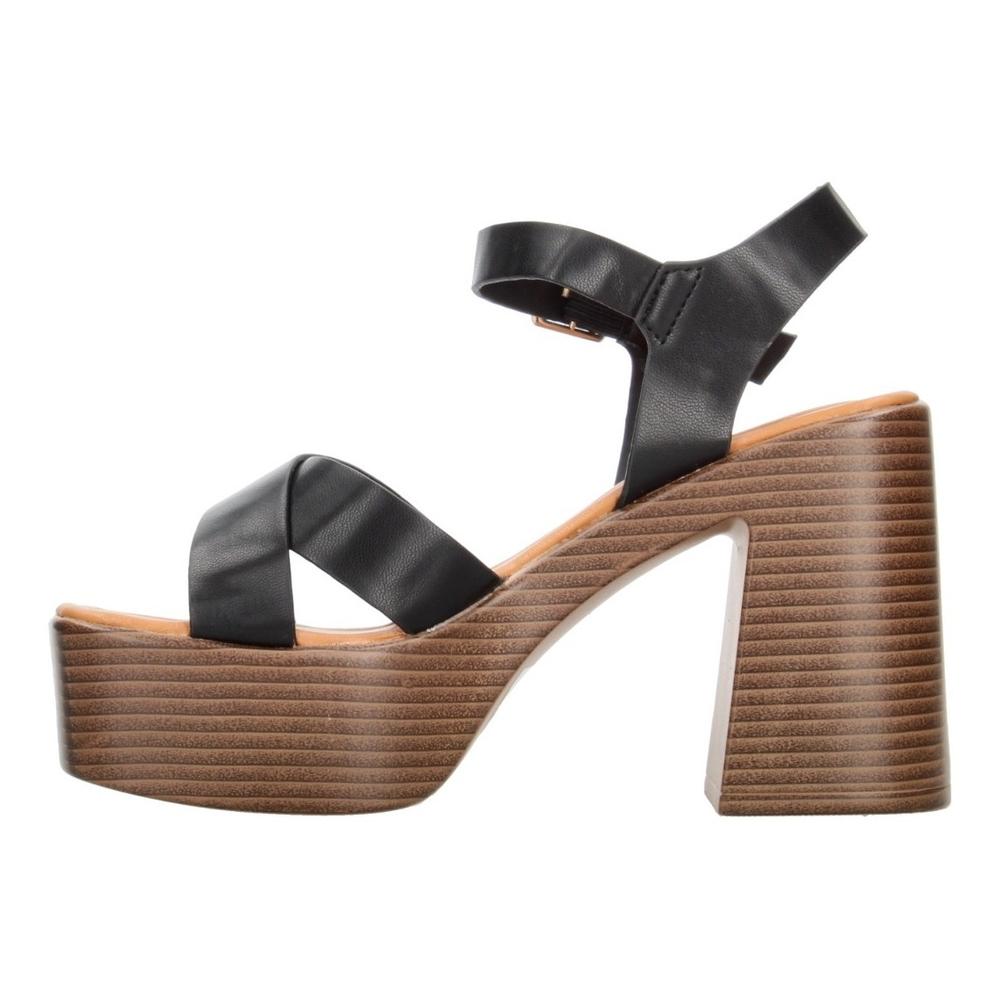 Foto 4 | Sandalias Berlin Negro Para Mujer [bli28] Cafe