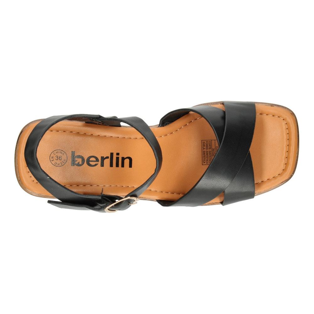 Foto 7 pulgar | Sandalias Berlin Negro Para Mujer [bli28] Cafe