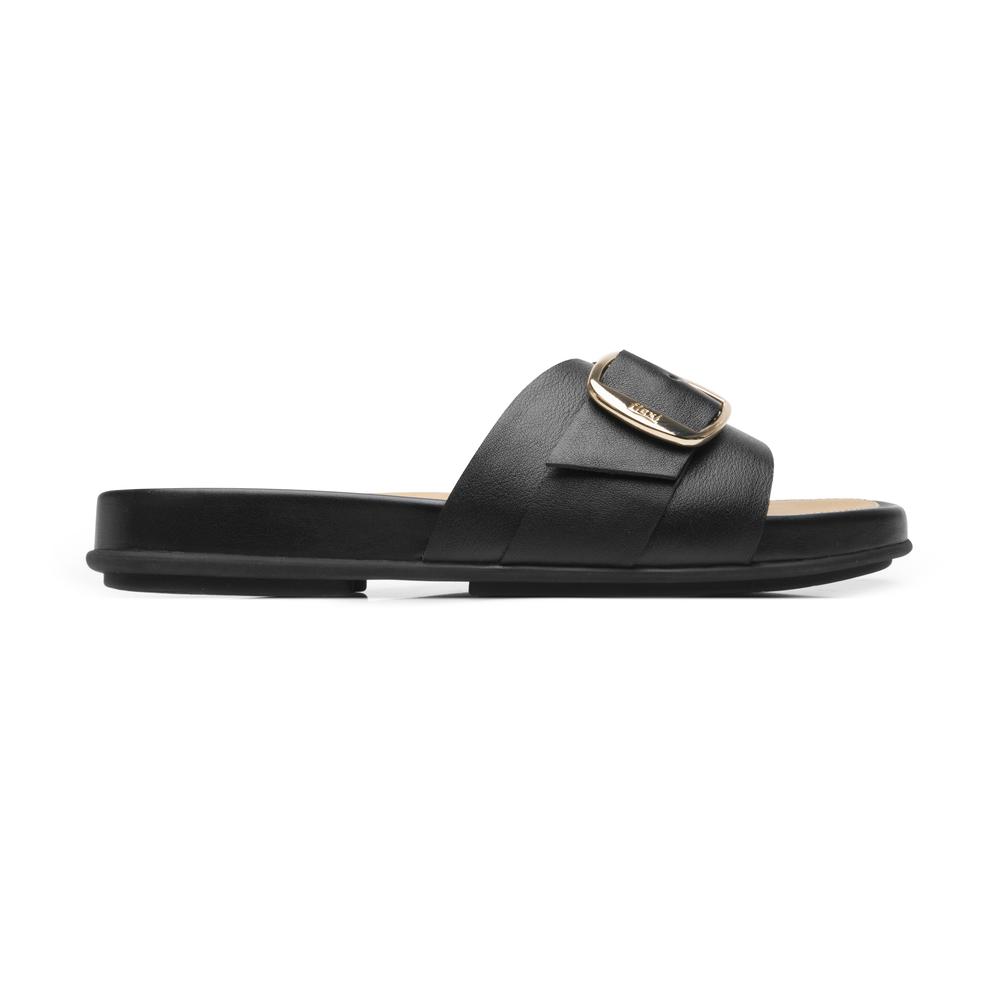 Sandalias Flexi Negro Para Mujer [fff3765] Negro