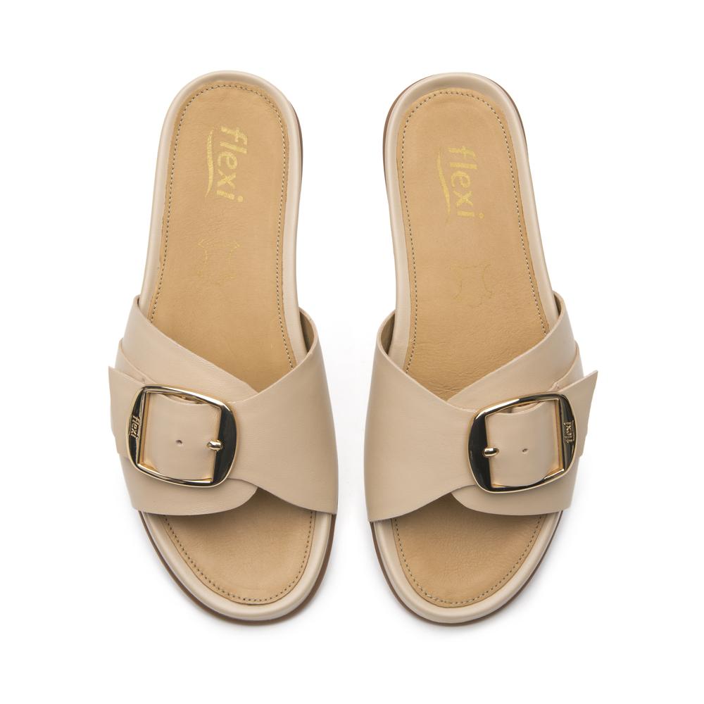 Foto 8 pulgar | Sandalias Flexi Crema Para Mujer [fff3764] Beige