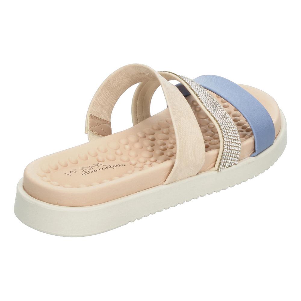 Foto 4 pulgar | Sandalias Modare Azul Para Mujer [mod60] Beige