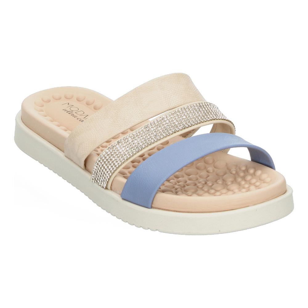 Foto 5 pulgar | Sandalias Modare Azul Para Mujer [mod60] Beige
