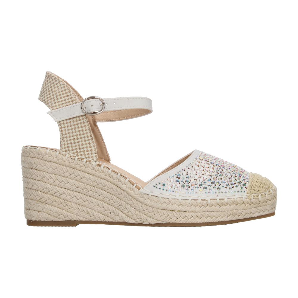 Sandalia Alpargata Berlin Blanco Para Mujer [bli209] Blanco