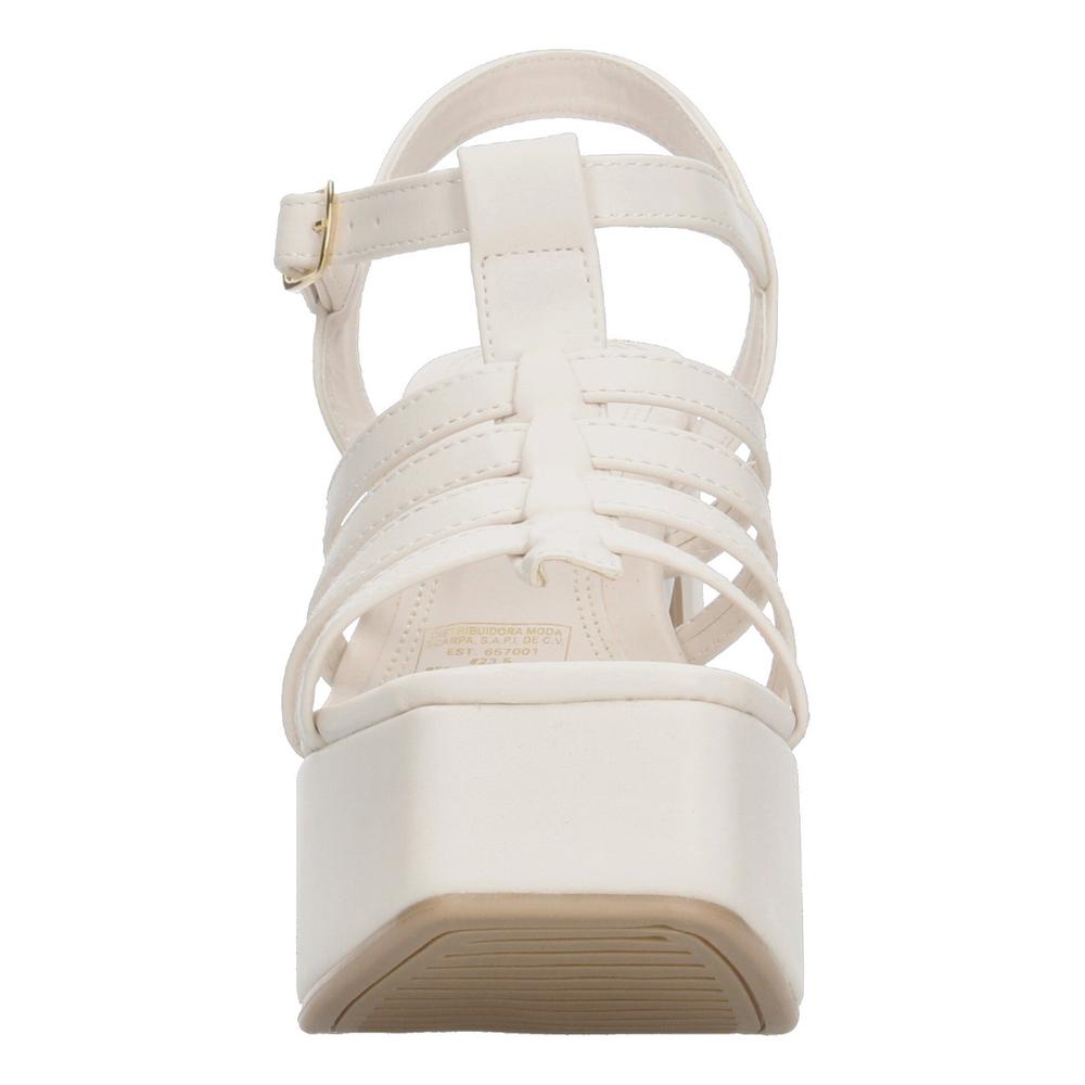 Foto 7 pulgar | Sandalias Ozono Latte Para Mujer [ozo2928] Beige