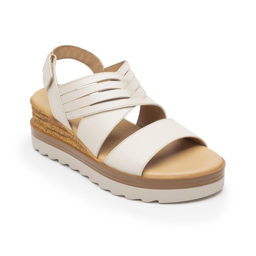 Foto 3 pulgar | Sandalias Flexi Blanco Para Mujer [fff3660] Blanco