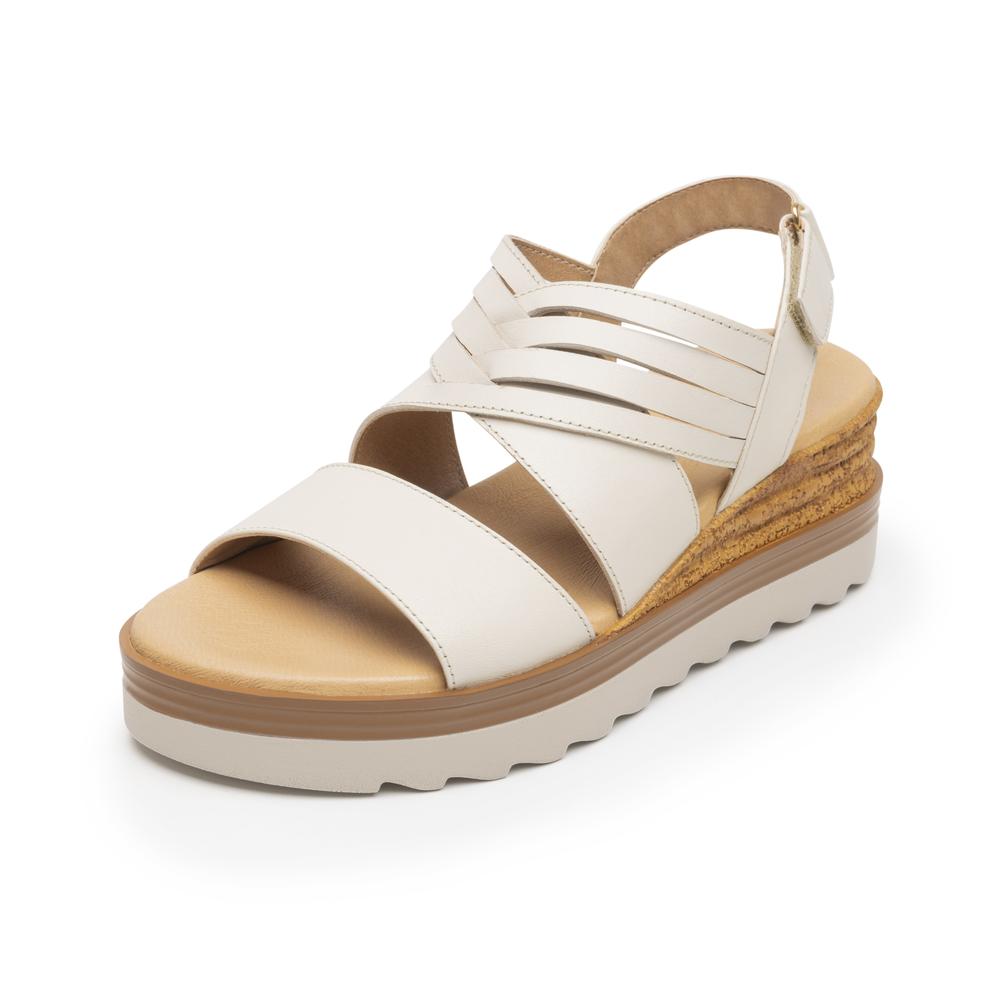 Foto 4 pulgar | Sandalias Flexi Blanco Para Mujer [fff3660] Blanco