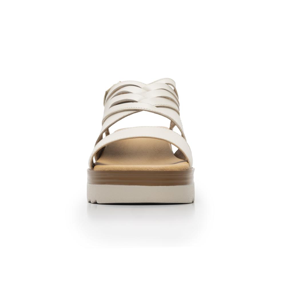 Foto 5 | Sandalias Flexi Blanco Para Mujer [fff3660] Blanco