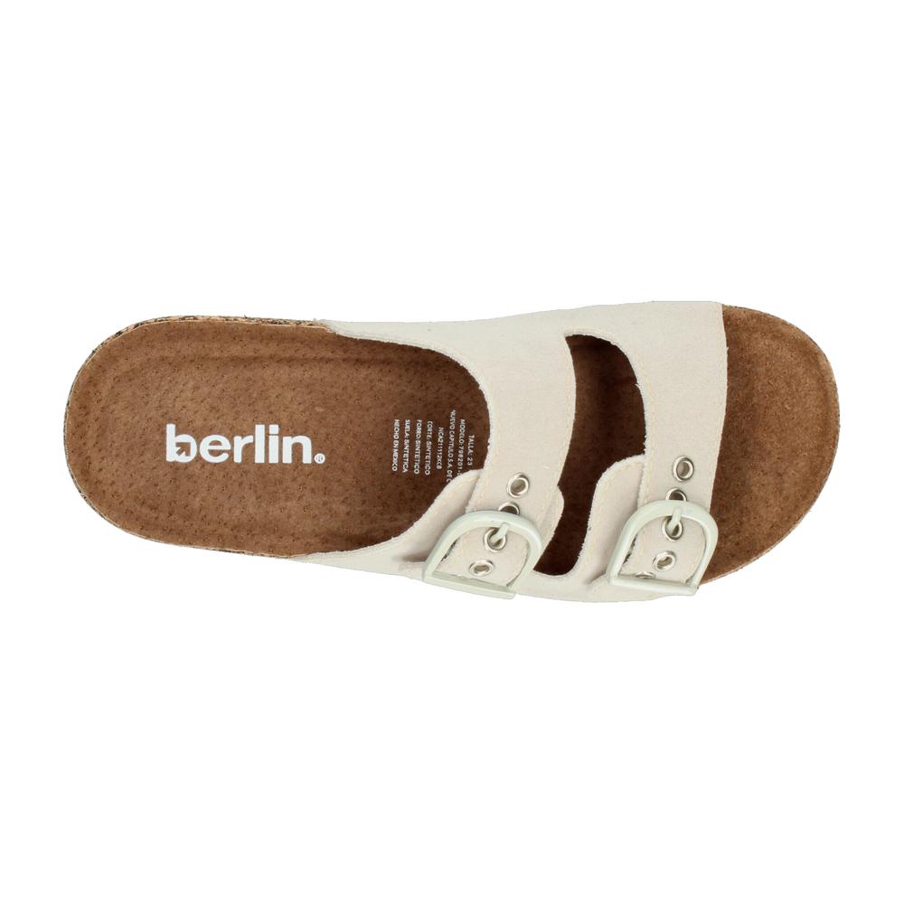 Foto 9 pulgar | Sandalias Berlin Beige Para Mujer [bli175] Beige