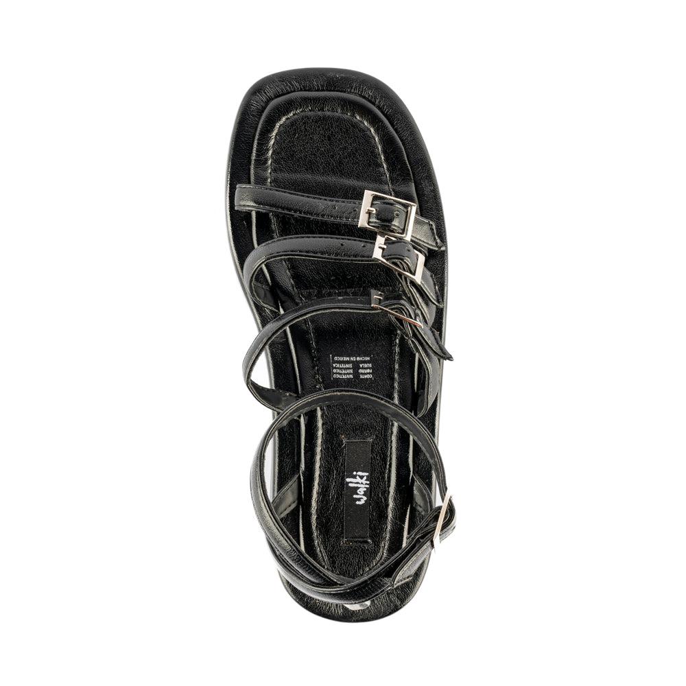 Foto 5 pulgar | Sandalia Plataforma Confort Casual Para Mujer Walki Daisy Negro