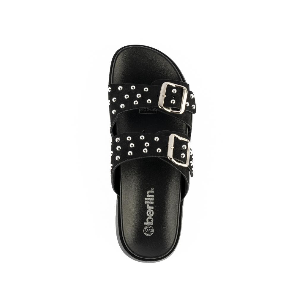 Foto 4 pulgar | Sandalia Plataforma Doble Hebilla Para Mujer Walki Paulina Negro