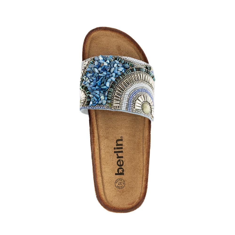 Foto 4 pulgar | Sandalia Plataforma Casual Moda Para Mujer Walki Leilani Azul