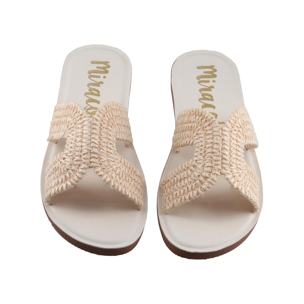 Foto 7 pulgar | Sandalia Mujer Miracol By Mama Lola 5347 Beige Huarache Casual Piso Talla 22 A 26 E
