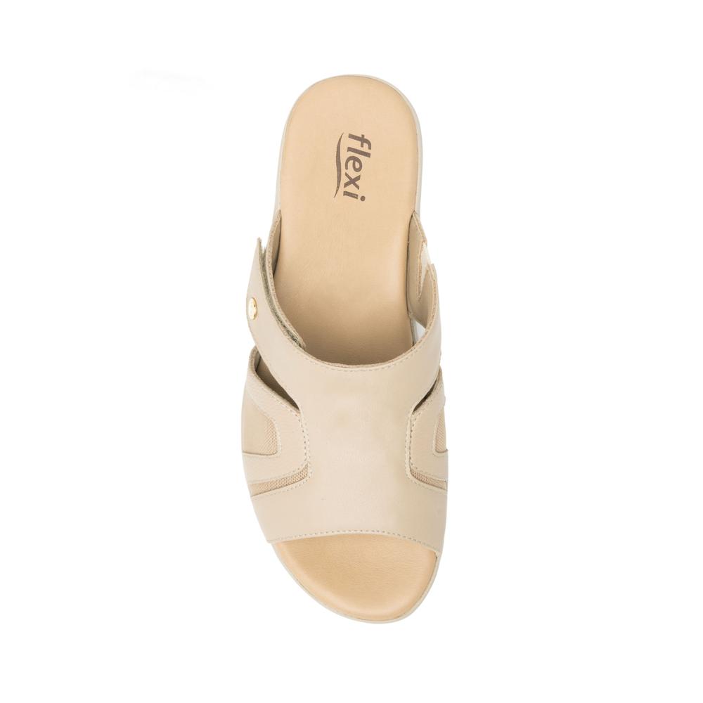 Foto 8 pulgar | Sandalias Flexi Beige Para Mujer [fff3521] Beige