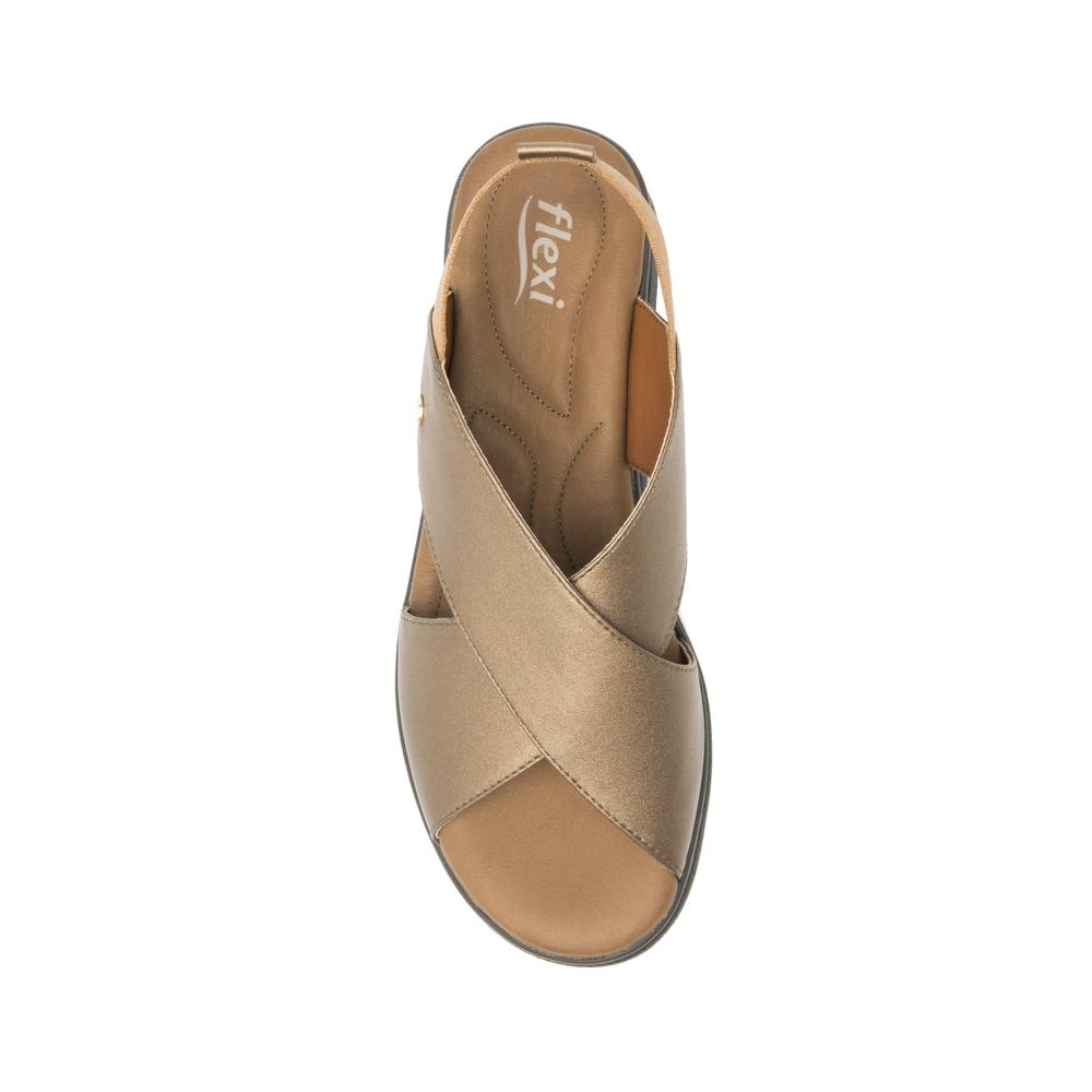 Foto 8 pulgar | Sandalias Flexi Bronce Para Mujer [fff3655] Dorado