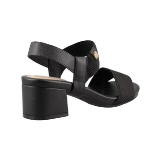 Foto 3 | Sandalia Modare 7187100 Negro Tacon Ancho Dama Casuales Talla 22 A 27 E