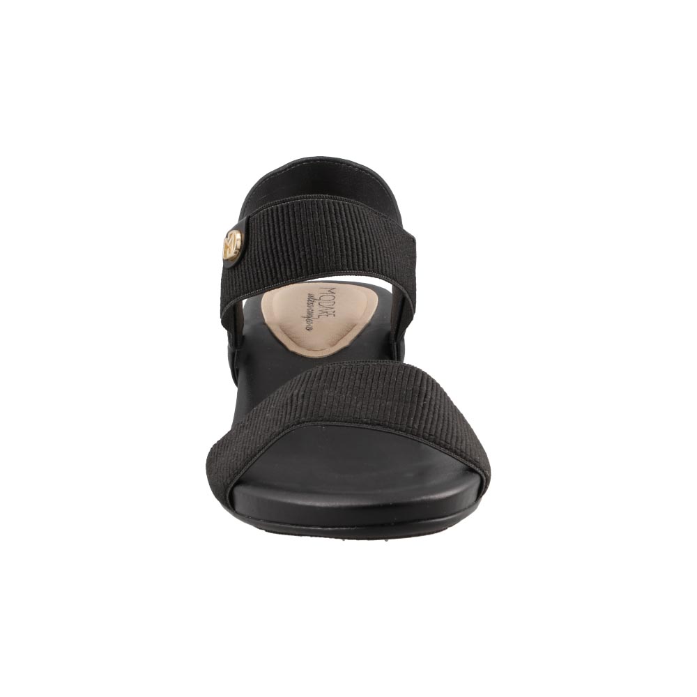 Foto 6 pulgar | Sandalia Modare 7187100 Negro Tacon Ancho Dama Casuales Talla 22 A 27 E
