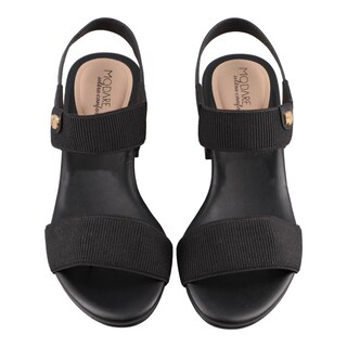 Foto 6 | Sandalia Modare 7187100 Negro Tacon Ancho Dama Casuales Talla 22 A 27 E