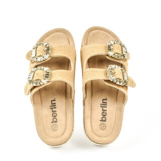 Foto 4 | Sandalia Plataforma Hebilla Doble Para Mujer Walki Patricia Beige