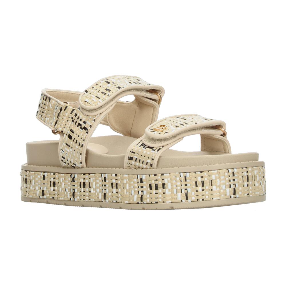Foto 3 pulgar | Sandalias Ozono Beige Para Mujer [ozo2977] Beige