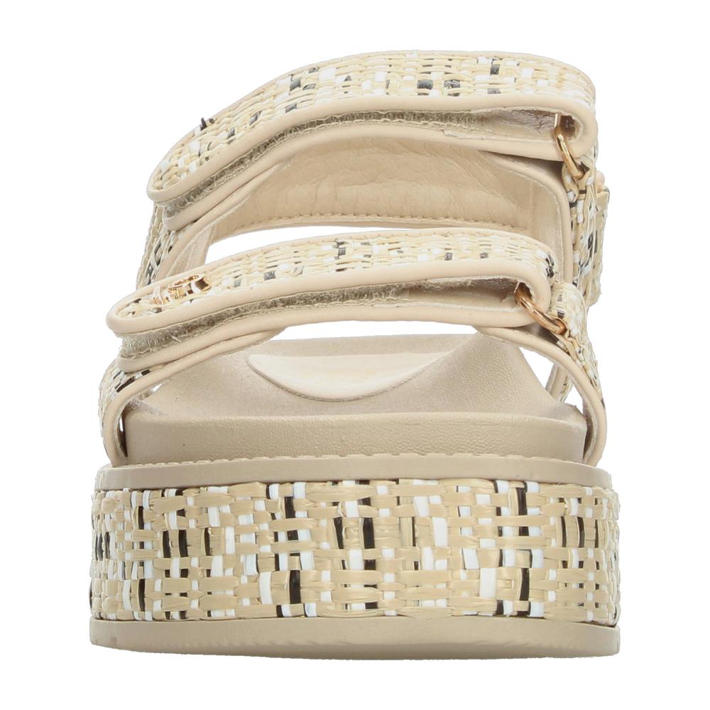 Foto 7 pulgar | Sandalias Ozono Beige Para Mujer [ozo2977] Beige