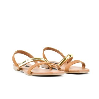 Foto 2 | Sandalia Tiras Flat Casual Moda Para Mujer Walki Lia Cafe