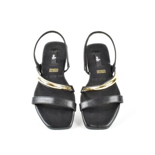 Foto 4 | Sandalia Tiras Flat Casual Moda Para Mujer Walki Lia Negro