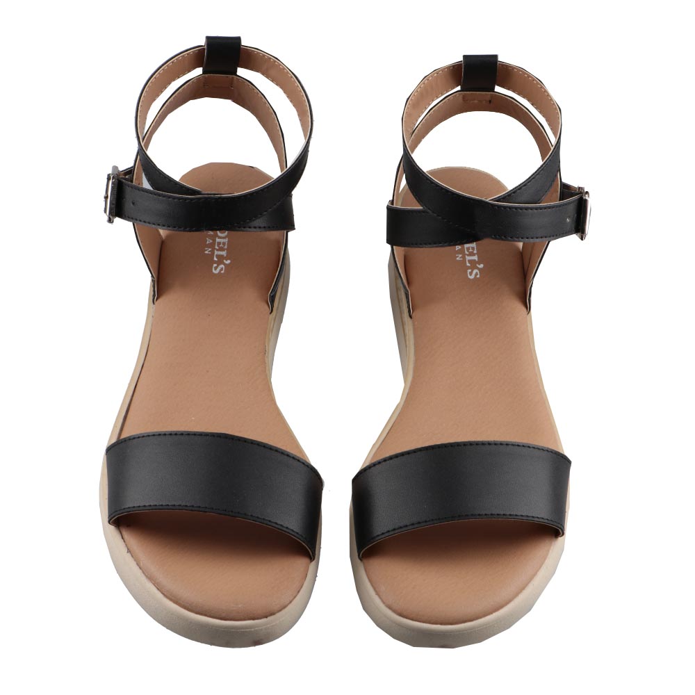 Foto 7 pulgar | Sandalia Model S 6604 Negro Huarache Dama Confort Casual Mujer Talla 22 A 26 M