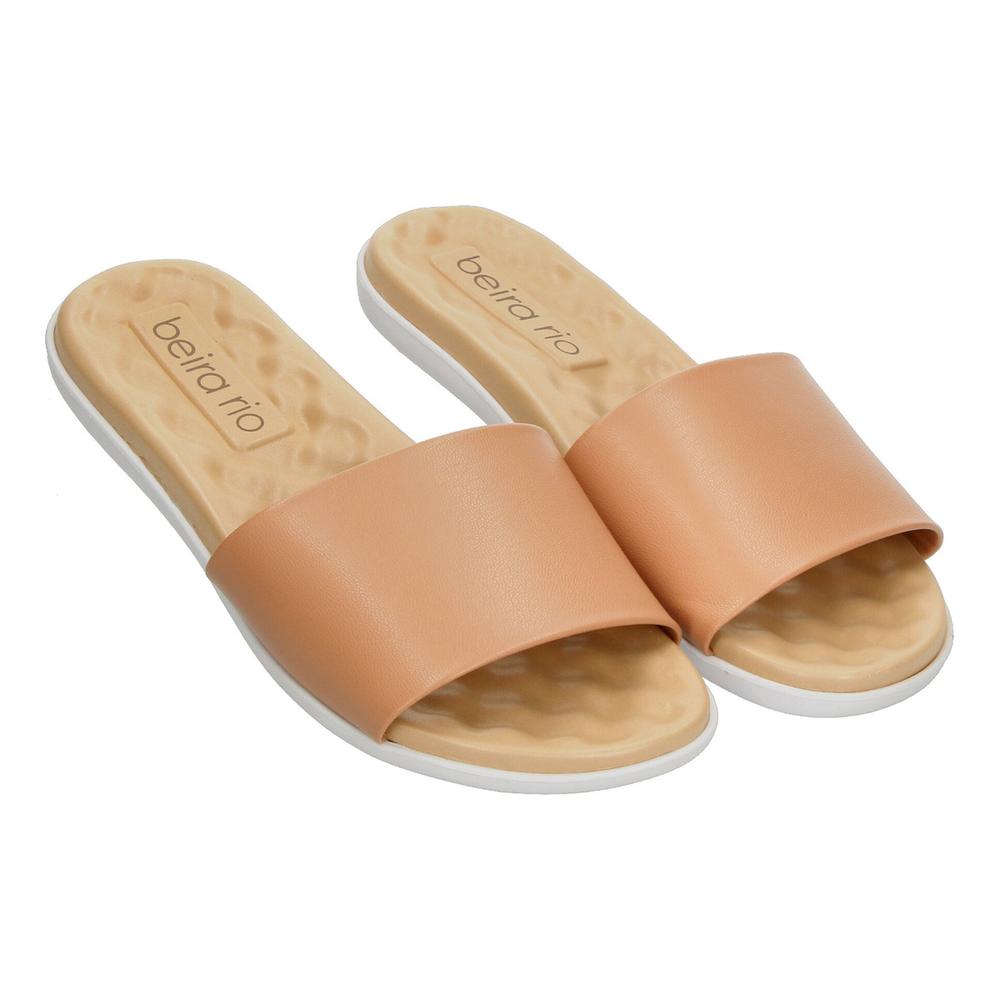 Foto 3 | Sandalias Beira Rio Nude Para Mujer [bei64] Beige