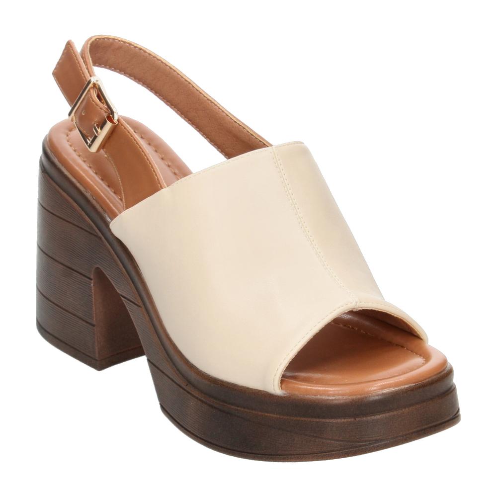 Foto 5 pulgar | Sandalias Ozono Latte Para Mujer [ozo2971] Beige