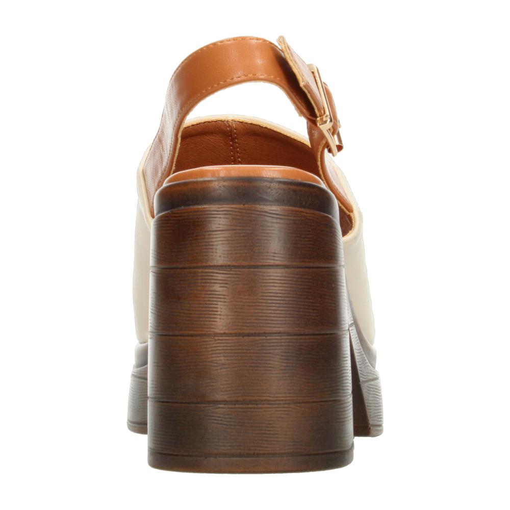 Foto 8 pulgar | Sandalias Ozono Latte Para Mujer [ozo2971] Beige