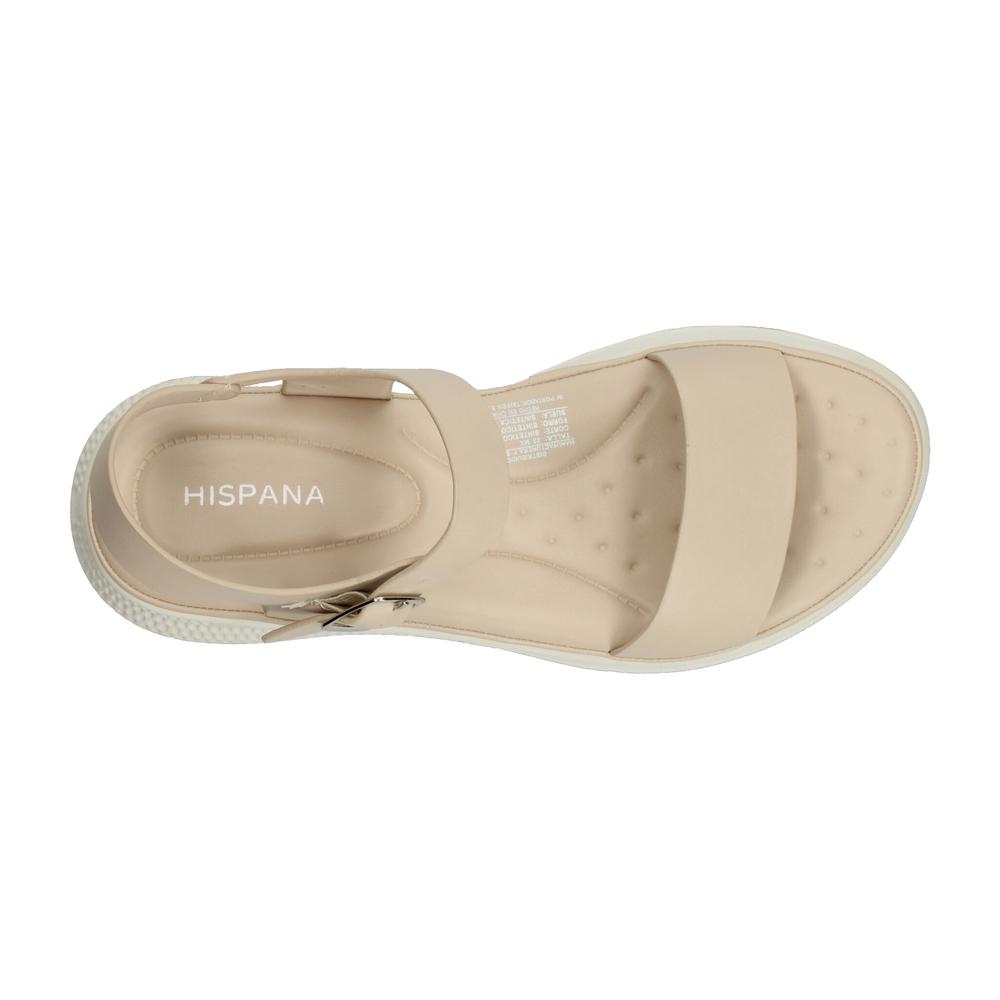 Foto 9 pulgar | Sandalias Hispana Beige Para Mujer [his170] Beige