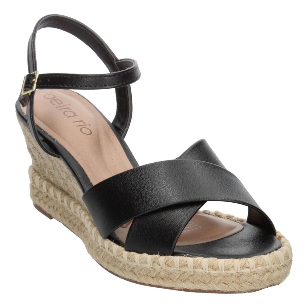 Foto 4 pulgar | Sandalias Beira Rio Negro Para Mujer [bei31] Beige