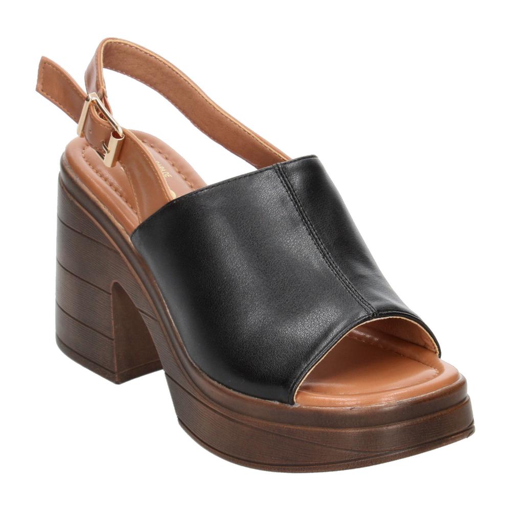 Foto 5 pulgar | Sandalias Ozono Negro Para Mujer [ozo2972] Negro
