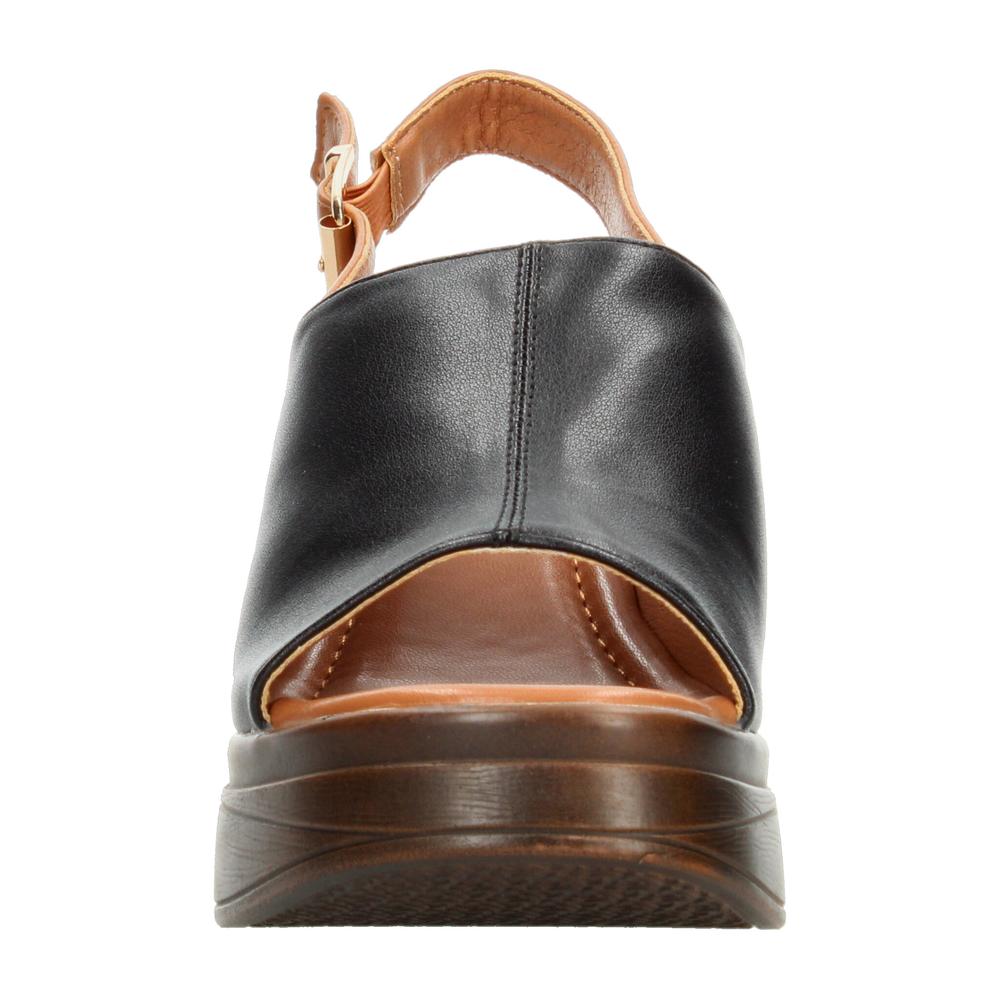 Foto 7 pulgar | Sandalias Ozono Negro Para Mujer [ozo2972] Negro