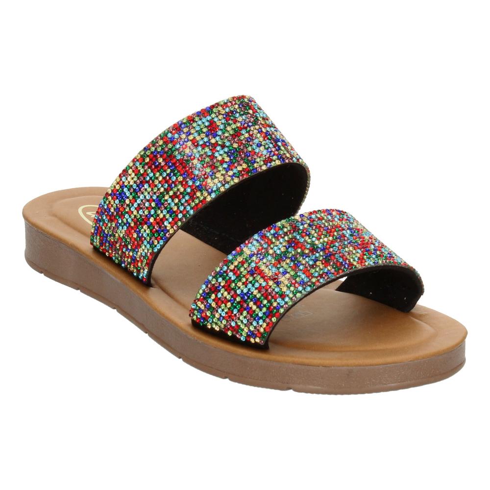 Foto 3 pulgar | Sandalias Caray Multicolor Para Mujer [car405] Cafe