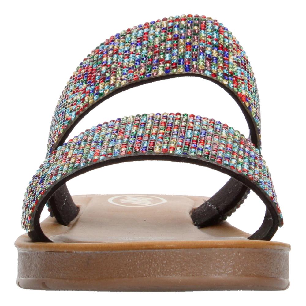 Foto 7 pulgar | Sandalias Caray Multicolor Para Mujer [car405] Cafe