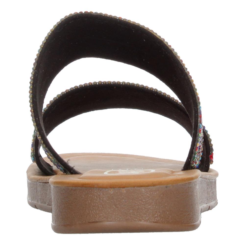 Foto 7 | Sandalias Caray Multicolor Para Mujer [car405] Cafe