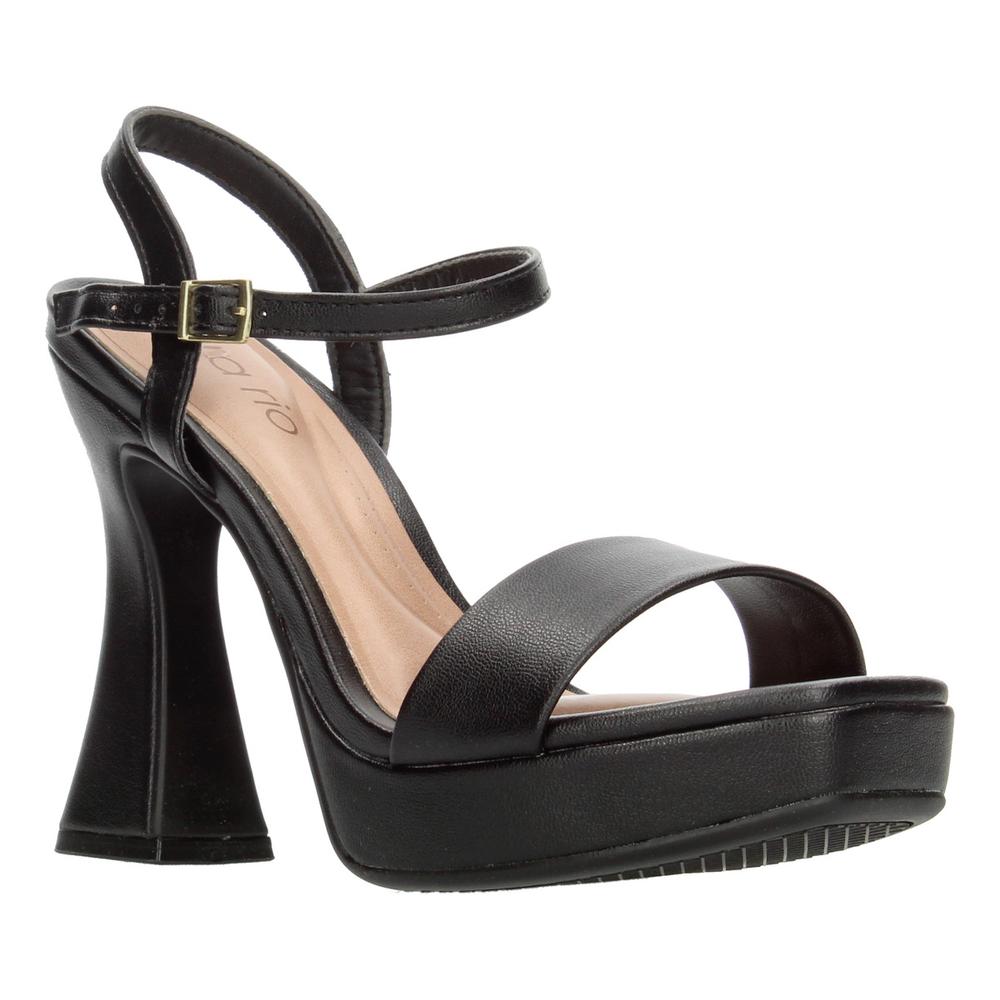 Foto 4 pulgar | Sandalias Beira Rio Negro Para Mujer [bei28] Negro