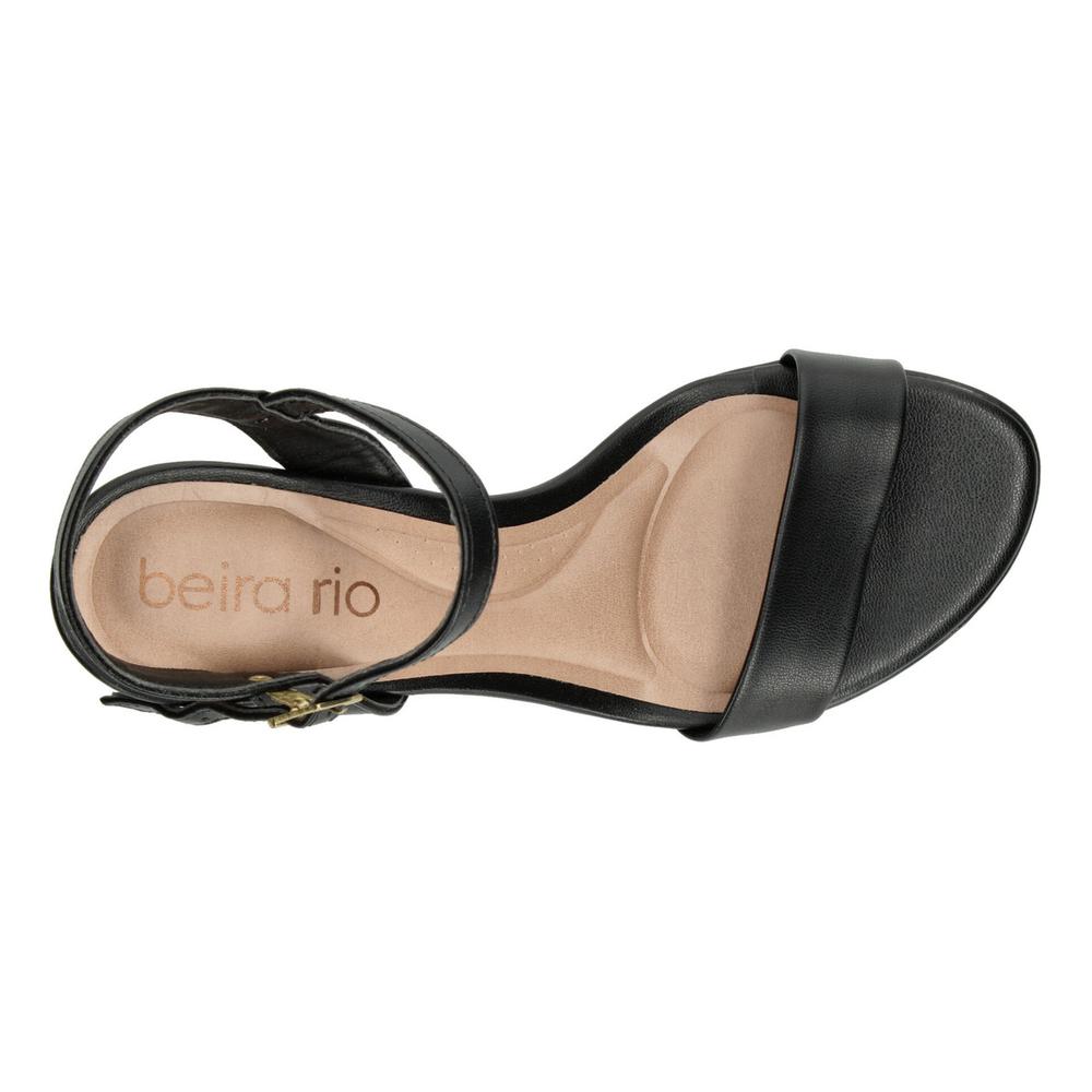 Foto 9 pulgar | Sandalias Beira Rio Negro Para Mujer [bei76] Negro