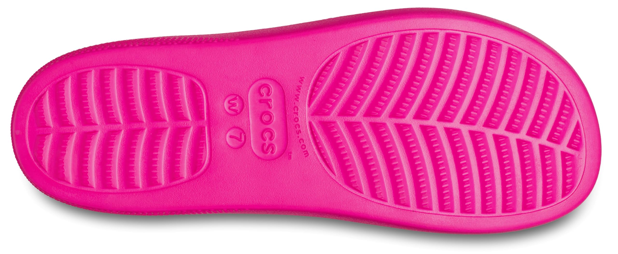 Foto 4 pulgar | Sandalias Con Plataforma Crocs Classic Slide Pink Crush Para Mujer - Venta Internacional.