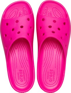 Foto 4 | Sandalias Con Plataforma Crocs Classic Slide Pink Crush Para Mujer - Venta Internacional.