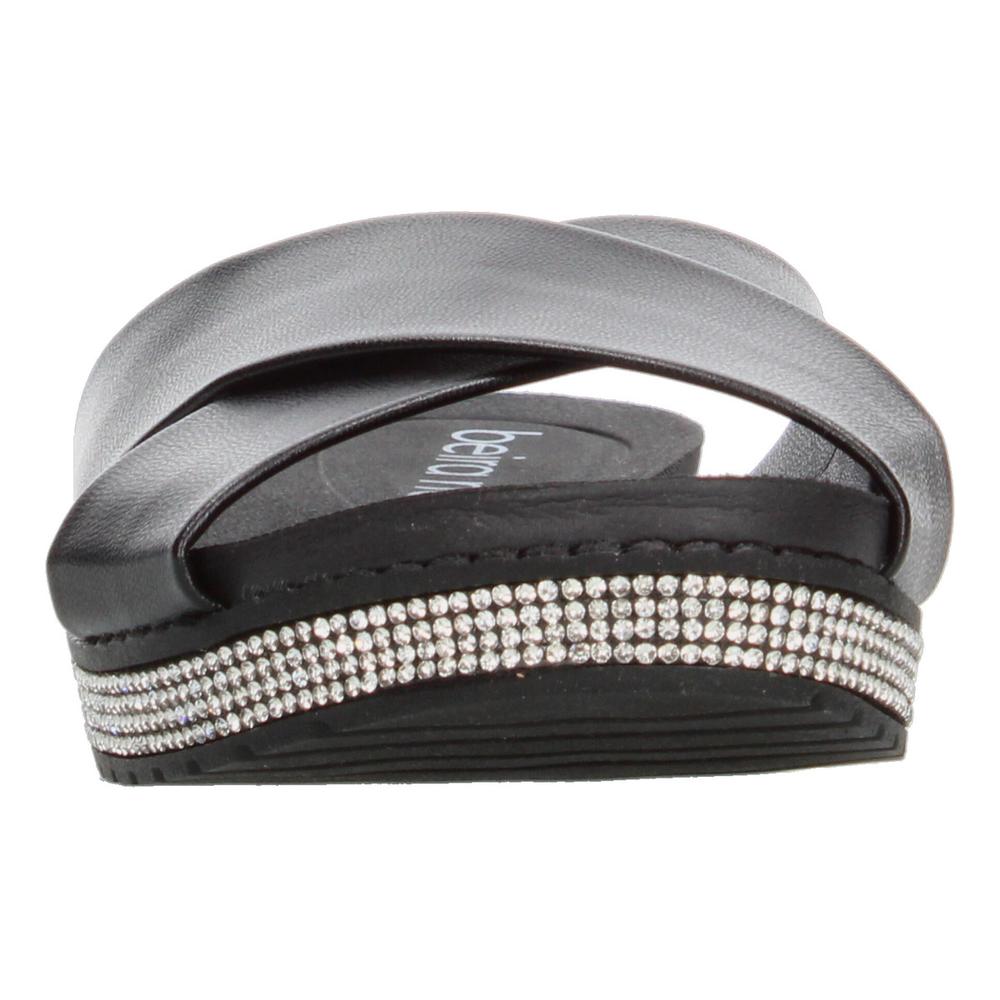 Foto 7 pulgar | Sandalias Beira Rio Negro Para Mujer [bei61] Negro